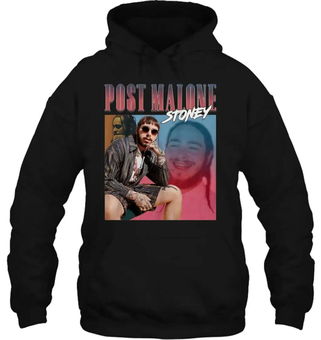 Мужская толстовка с капюшоном Post Malone женская уличная одежда
