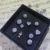 S925 Стерлингового Серебра Цвет Простой Круглый Bling CZ Циркон Камень Серьги Гвоздики Модные Ювелирные Изделия Корейские Серьги для женщин Девушка