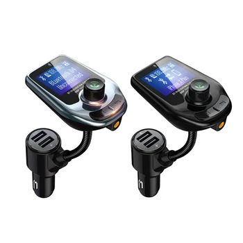 

Car MP3 Bluetooth Player FM Transmitter QC3.0 Car Charger Support TF Card AUX Hands-free Calling Car Adapter with LCD