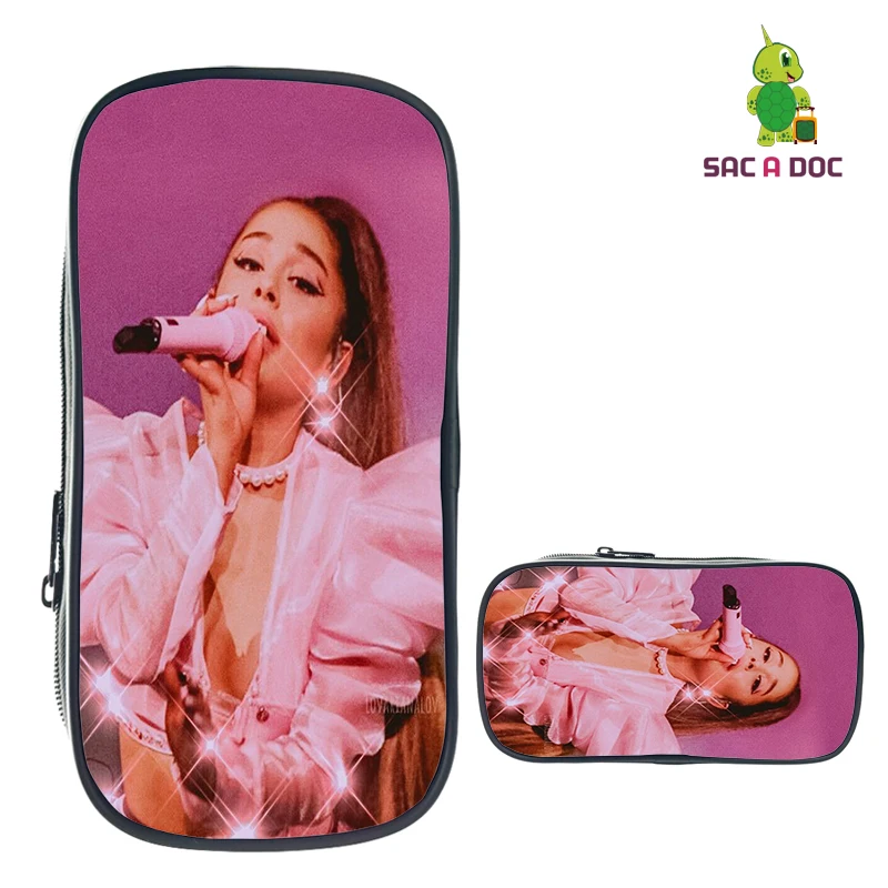 Ariana Grande чехол для макияжа дорожные сумки-органайзеры для косметики и чехол s Женская милая сумочка-косметичка для макияжа канцелярская сумка для хранения