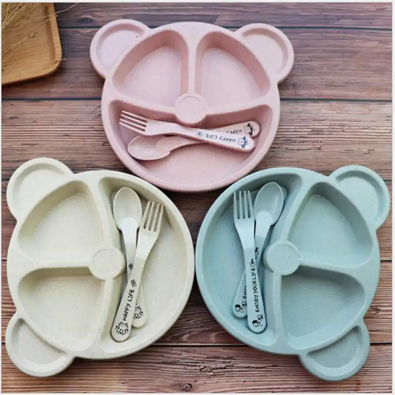 childrens wooden dinner set