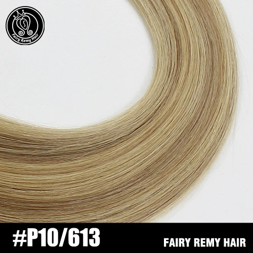P10-613 Кератиновые накладные волосы для наращивания, Remy, европейские натуральные накладные волосы remy, сказочные волосы Remy, 20 дюймов, 50 шт./ПАК - Цвет: P10-613
