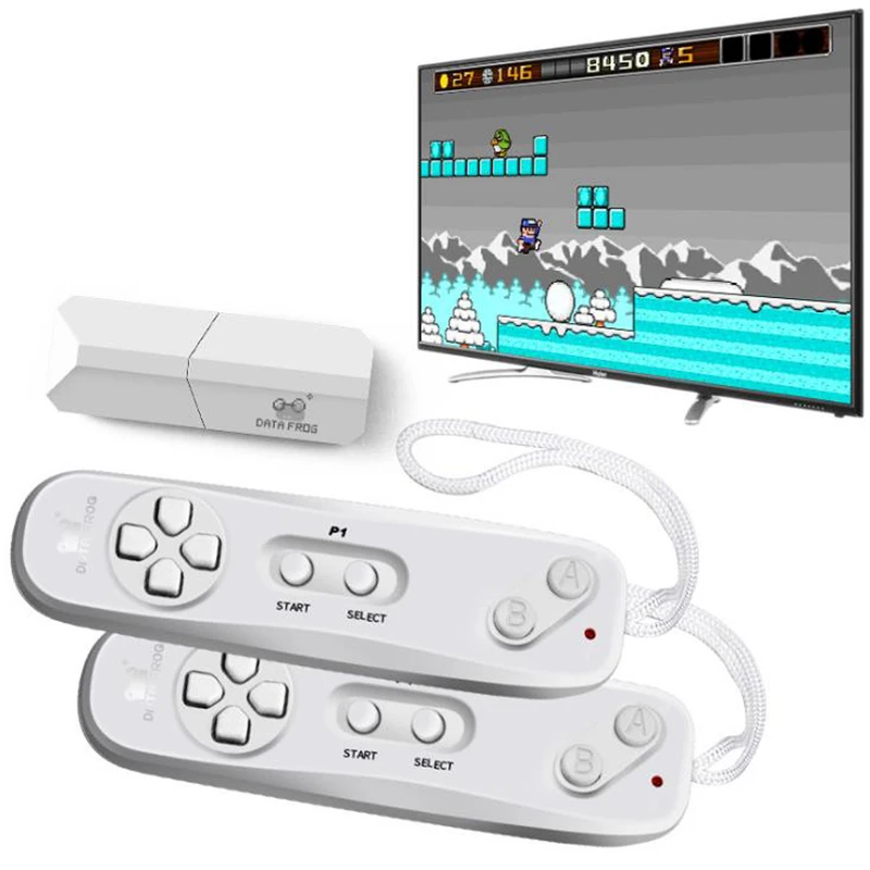 

Mini wireless retro home handheld game console with 620 games built in