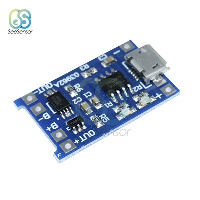 18650 Micro USB Type-C/Micro/Mini USB 5V 1A 18650 TP4056 литиевый модуль зарядного устройства аккумулятора зарядная плата с защитой двойные функции 1A li-ion - Цвет: 18650 Micro USB