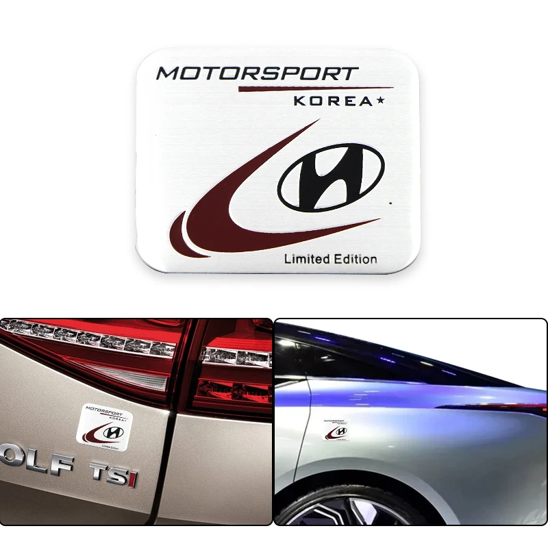 

Decoration Sticker 3D Aluminium Car Badge Emblem Decal for Hyundais Santa Fe Sonata Solaris Azera Creta I30 Ix25 Tucson IX35