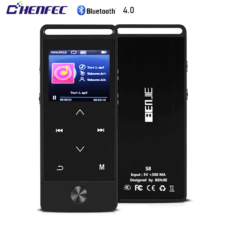 BENJIE S8 MP3 музыкальный плеер последняя версия Bluetooth MP3 PlayerTouch Кнопка без потерь звук Поддержка FM радио SD карта