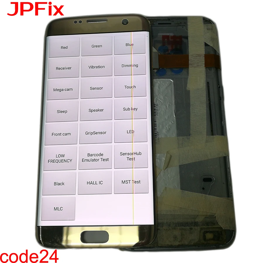 JpFix is suitable for Samsung S7edge curved screen single curved screen with multiple explosion points - Цвет: code.24 Add frame