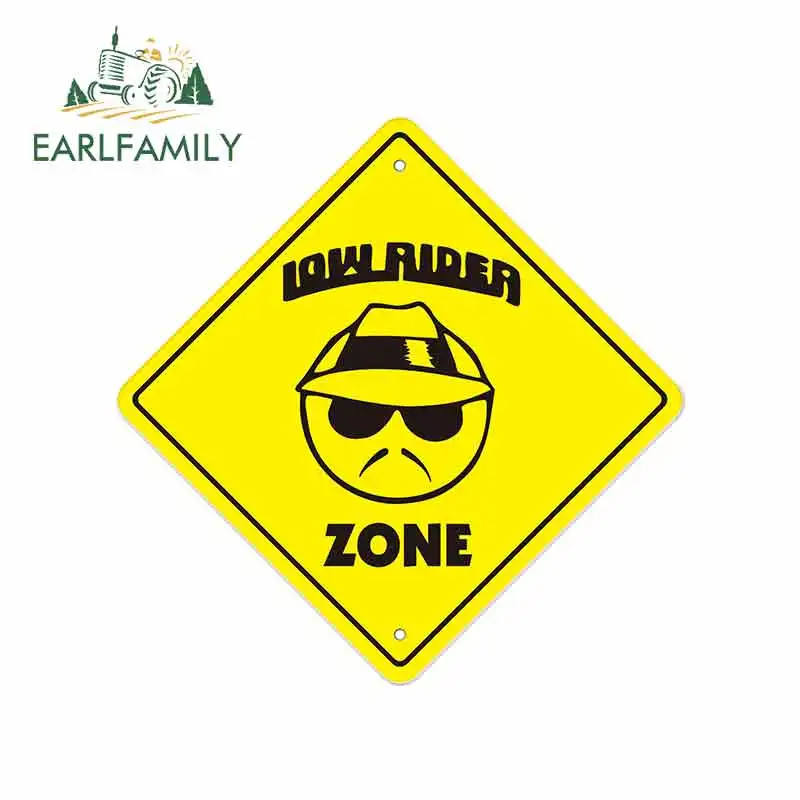 EARLFAMILY 13 см x 12 9 для Lowrider пересечения зоны забавный автомобиль наклейка бампера