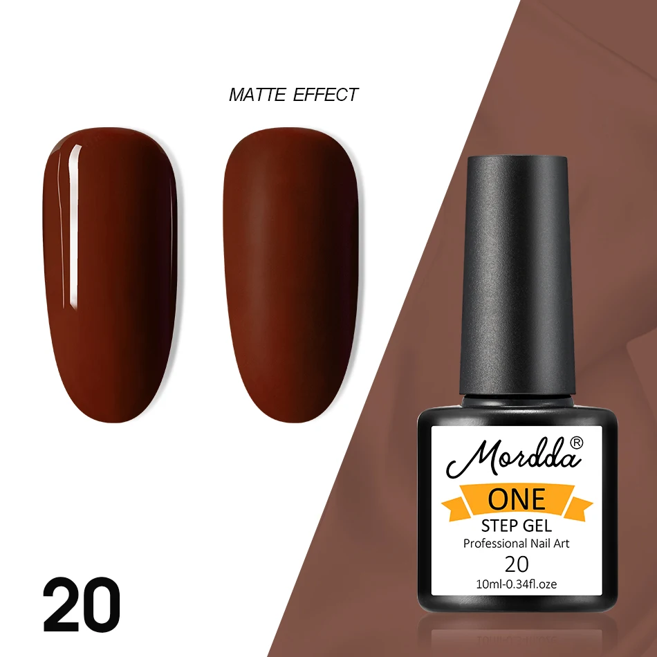 MORDDA 10 мл гель для ногтей Лаки 60 Цвета гель лак для маникюра Гель-лак one step био-Гели Soak Off Гибридный Покраска ногтей DIY Инструменты для маникюра - Цвет: 20