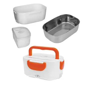 

Rice Food Warmer Container Multi-functional Portable Electric Heating Lunch Box Food Heater Rice Container for Home Office Car