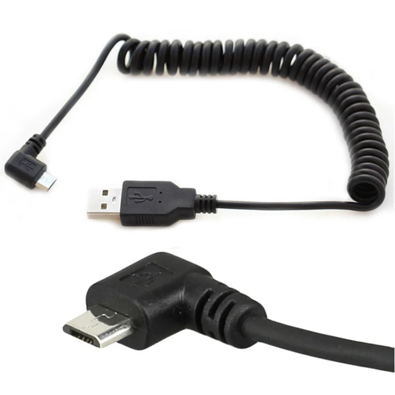 40 см USB 2 0 штекер к Micro 90 градусов micro Угловой левый или правый угловой выдвижной