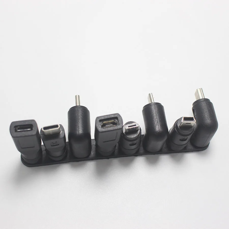 1 комплект 5,5x2,1 мм гнездо для мини/микро/тип-c USB 3,1 штекер 90/180 градусов DC разъем питания адаптер для Android