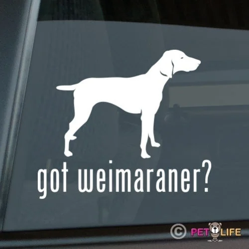 Got Weimaraner стикер штамповочный станок из винила-weim Наклейка на окно
