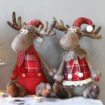 

Christmas creative Scottish elk old man snowman doll doll Christmas tree decorations ornaments