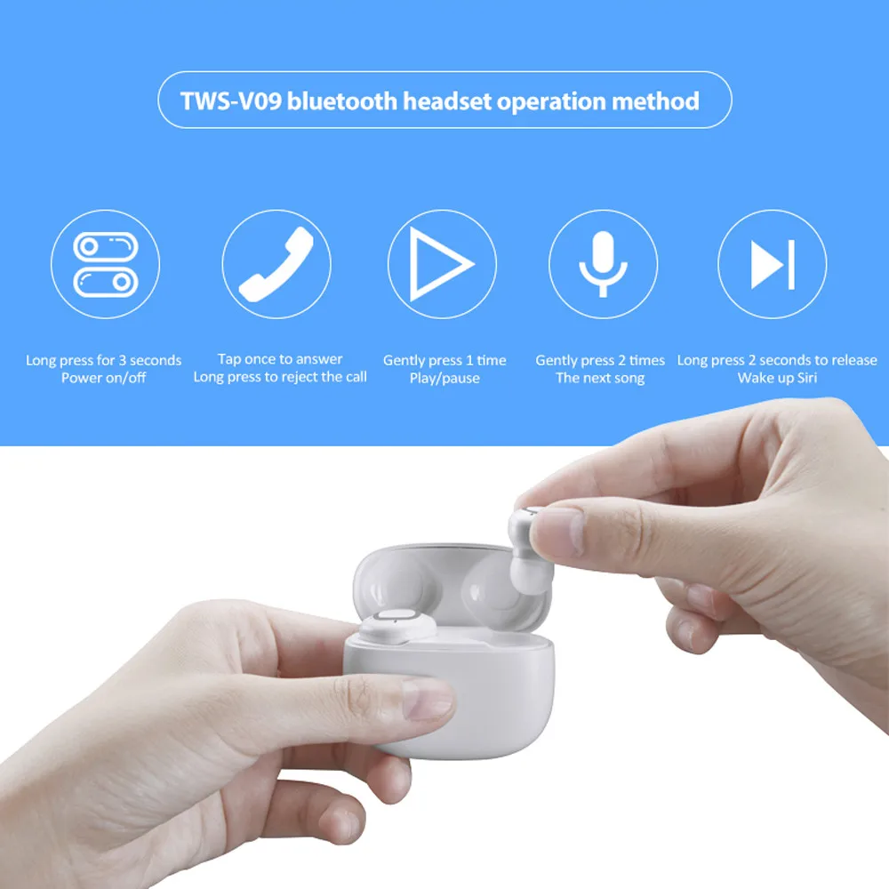 Новые 3D стерео мини настоящие беспроводные, зеркально-симметричные Bluetooth наушники-вкладыши спортивные наушники Z86