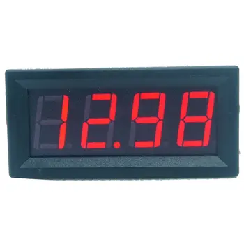 

Mini Digital LED Display 4 Bits 0-100V Voltmeter Panel Volt Voltage Meter Tester