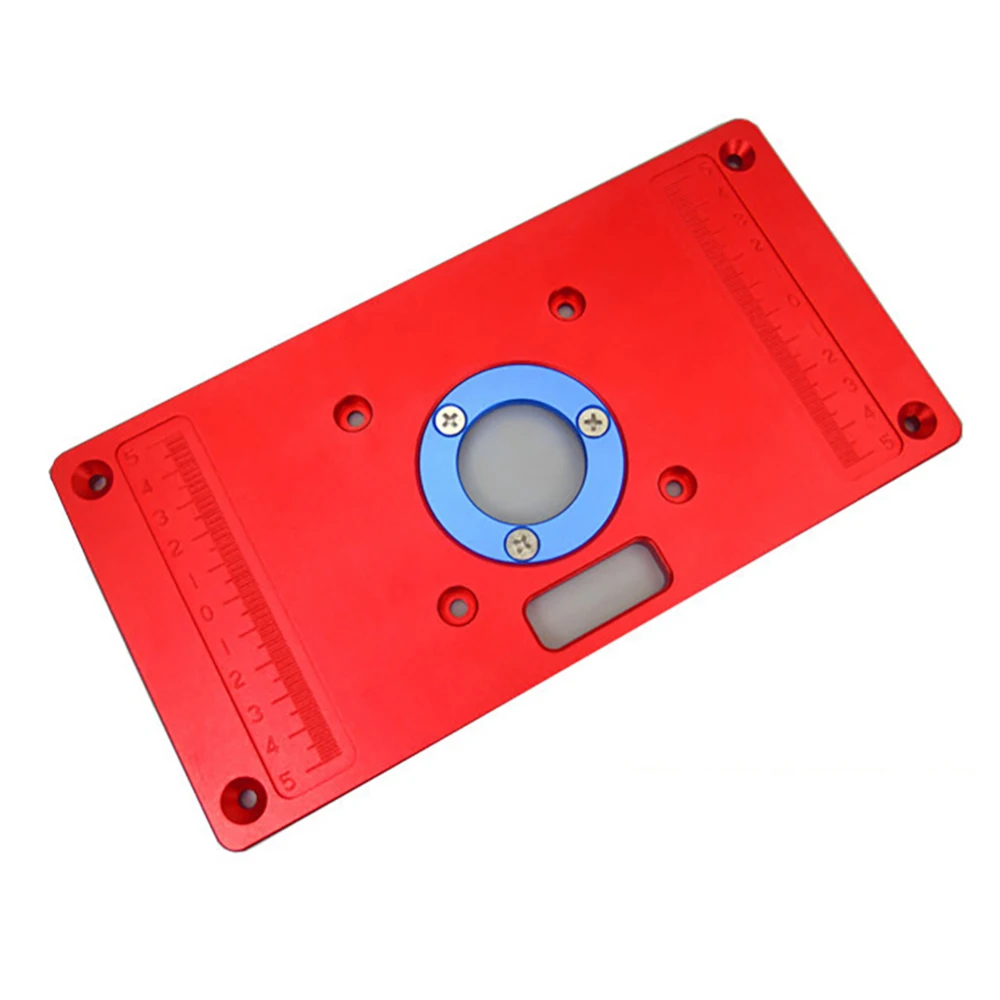 

Multi-functional RT0700C Durable Aluminum Router Table Insert Plate Ring Screw For Woodworking Benches Trimmer