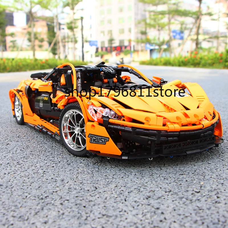 

Mould King 13090 3228PCS Technic Series Mclaren P1 MOC-16915 Super Racing Car Model Kit Building Blocks Hypercar Kids Toys