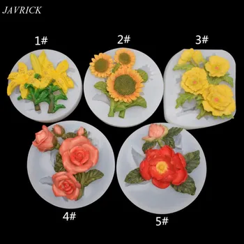 

3D Rose Flower Sunflower Silicone Cake Mold Fondant Chocolate Sugarcraft Decor