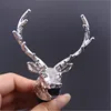 New Stainless Steel Deer Stag Head Wine Pourer Unique Wine Bottle Stoppers Wine Aerators Bar Tools with Box ► Photo 3/4