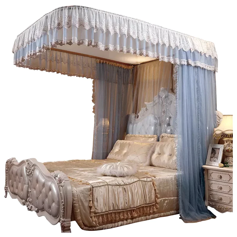 

Fashion Electric Mosquito Net Home 1.8 M Bed Rail Pulley New Thick Princess Curtains Bed Mosquito Net Home Decoration