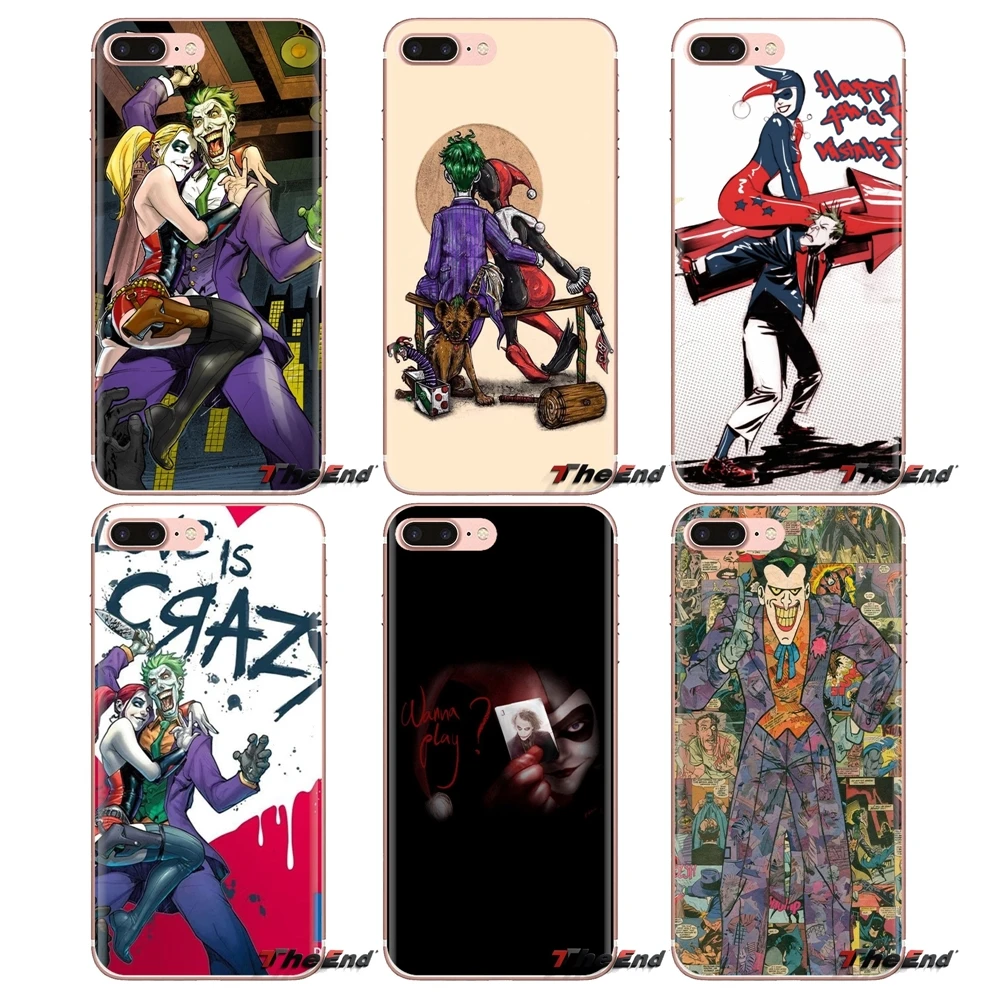 Для iPod Touch Apple iPhone 4 4s 5 5S SE 5C 6 6S 7 8 X XR XS Plus MAX Joker и Harley Quin мягкие прозрачные чехлы |
