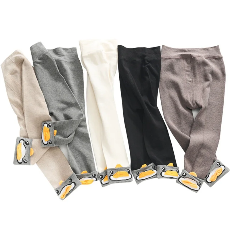 

Toddler Shorts Leggings Baby Girls Leggings Cartoon Pattern Kids Cute Stretchy Warm Pants