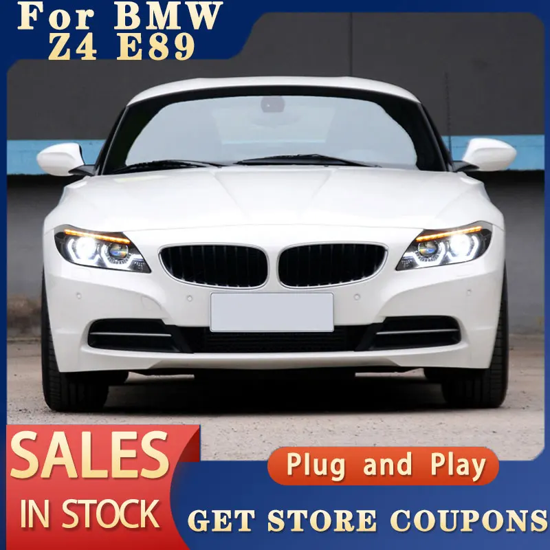 

Автомобильные фары BMW Z4 E89 s 2009-2016 DRL дневные ходовые огни светодиодсветодиодный Биксеноновая лампа Противотуманные фары s автомобильные аксессуары BMW Z4 E89 головная лампа