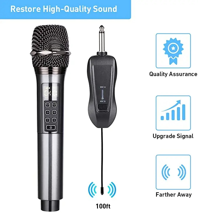 Rechargeable K28Z Wireless Microphone Karaoke