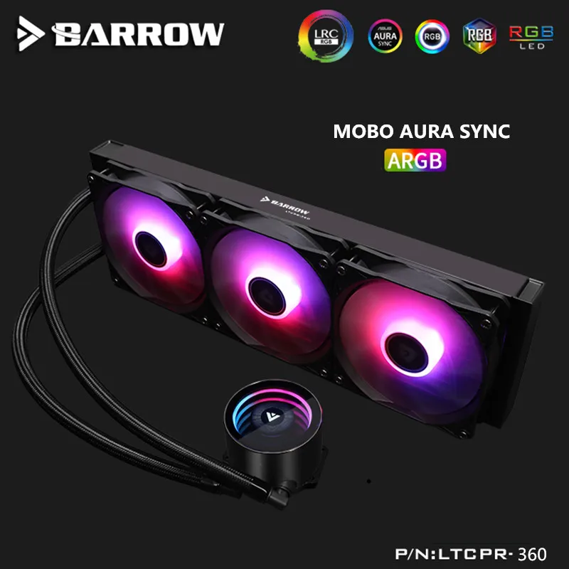 Курган радиатор охлаждения процессора комбо комплект 5 в ARGB MOBO AURA SYNC 360 жидкий ряд+ вентиляторы+ насос комплект 1 шт. охлаждающий LTCPR-360