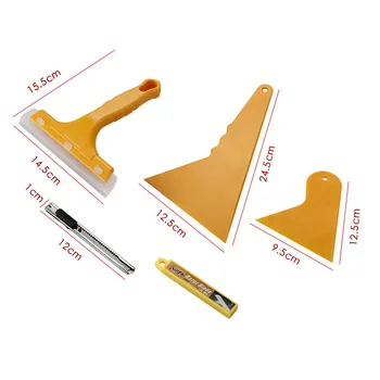

5pcs Squeegee Car Auto Sticker Vinyl Film Tools Supplies Scraper Cutter