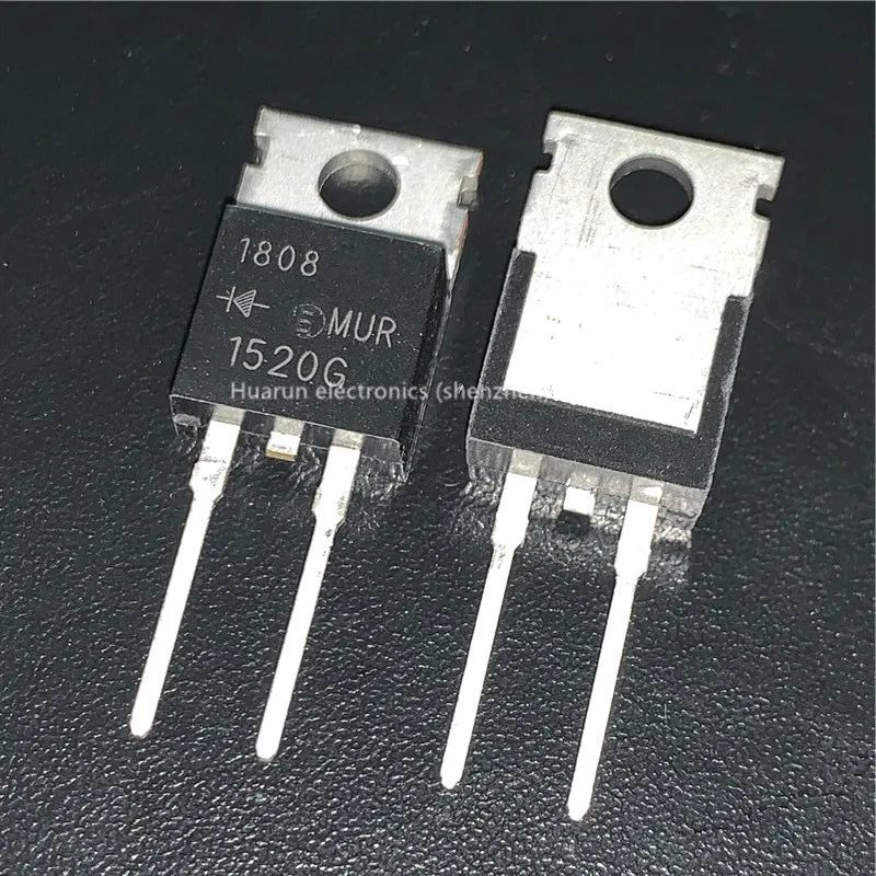 Отправка бесплатно 10 шт MUR1520 TO-220 / STTH8R06D SPP04N80C3 IRFZ44N BYT12PI-600 FQP4N50 Triode | Электронные
