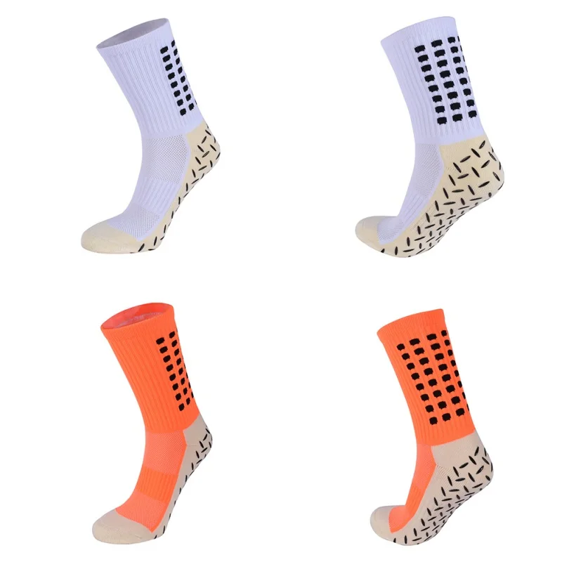 Противоскользящие футбольные носки хлопковые футбольные мужские носки Calcetines того же типа, что и Trusox Новые супер мягкие H6