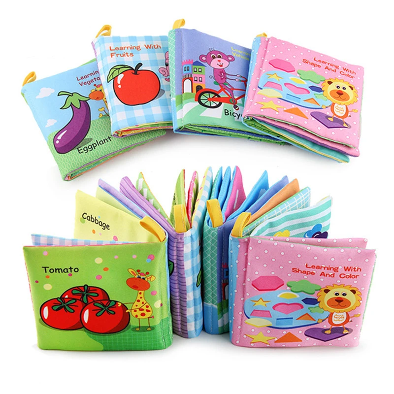 

Baby Rattles Mobiles Toy Soft Animal Cloth Book Newborn Stroller Hanging Toy Baby Bebe Children Early Learning Educational Toys