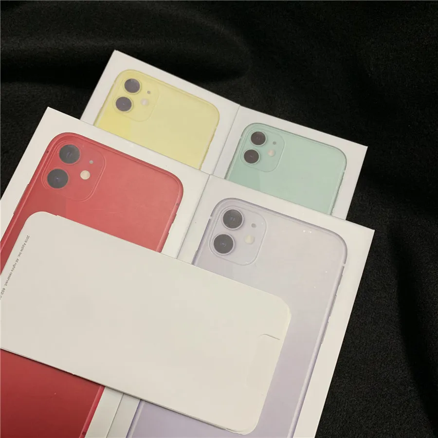 100 Box Packaging Empty Box For Iphone11 11pro Max With Manual And Sim Card Tool No Accessories Print Imei Sticker Eu Us Version Phone Pouches Aliexpress