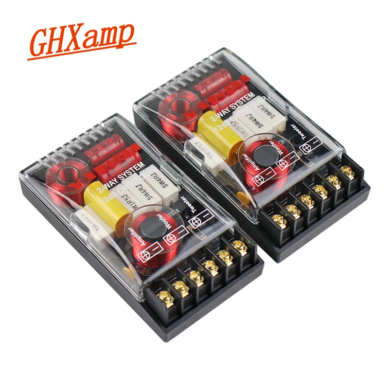 Crossover Board Speaker Car-Audio Treble-Bass High-End GHXAMP 4ohm 200W 2-Way 3000hz