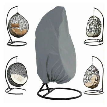 

Rattan Eggshell Swing Chair Dust Cover Protection Case Anti-Dust Waterproof 210D UV Protection Garden Patio Funiture Cover Pouch