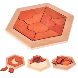11 шт./компл. деревянные шестигранные головоломки Sudoku математические цифры Обучающие Детские игрушки головоломка для детей подарки Новые