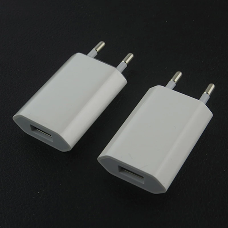 5 Вт USB usb-адаптер питания AC дорожное настенное зарядное устройство для iPhone X 4S 5 5c 5S 6s 7 8 Plus iPad iPod для ЕС штепсельная вилка 5 В/1 А выход