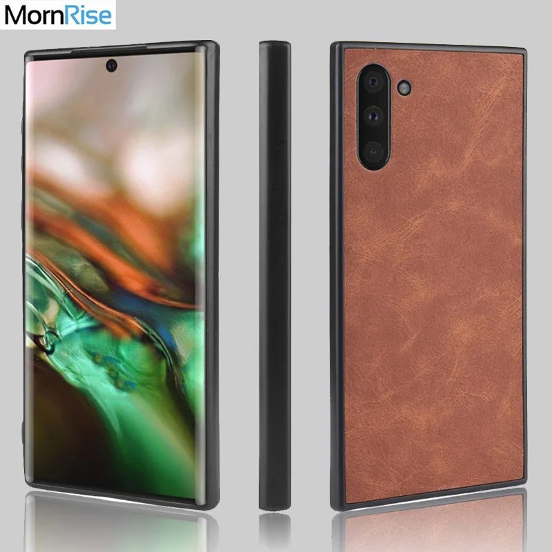 Модная задняя крышка из искусственной кожи для samsung Galaxy Note 10 PlusCase Силиконовые