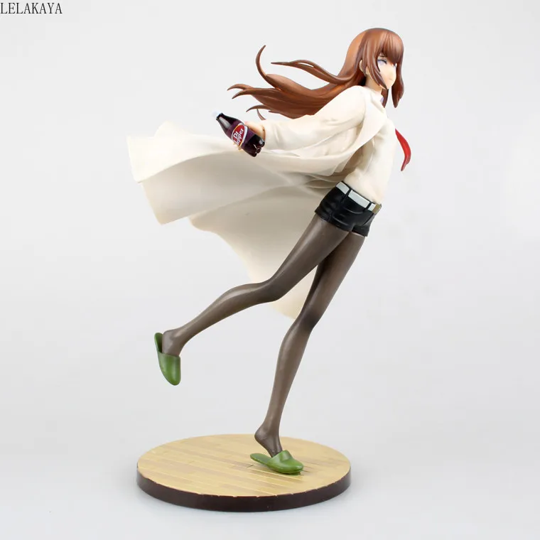 Steins Gate 3 Generation Makise Kurisu Japanese Anime toys PVC Action Figure Collectible Model Toys Desktop ornaments lelakaya