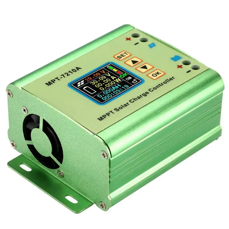 MPPT Solar Controller Voltmeter NC Boost Module 24V-72V Battery Charger Solar Panel Battery Regulator Charge Controller 4