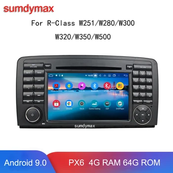 

8core 4g RAM 64G ROM car audio stereo for Mercedes Benz AMG R Class W251 R280 R300 R350 R63 w500 android 9.0 car gps navi