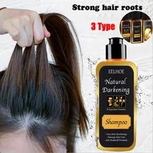 

Chinese Herbal Hair Strengthen Shampoo Damaged Dyed Repair Darkening Polygonum multiflorum Serum Anti-Hair Loss Shampoo Unisex