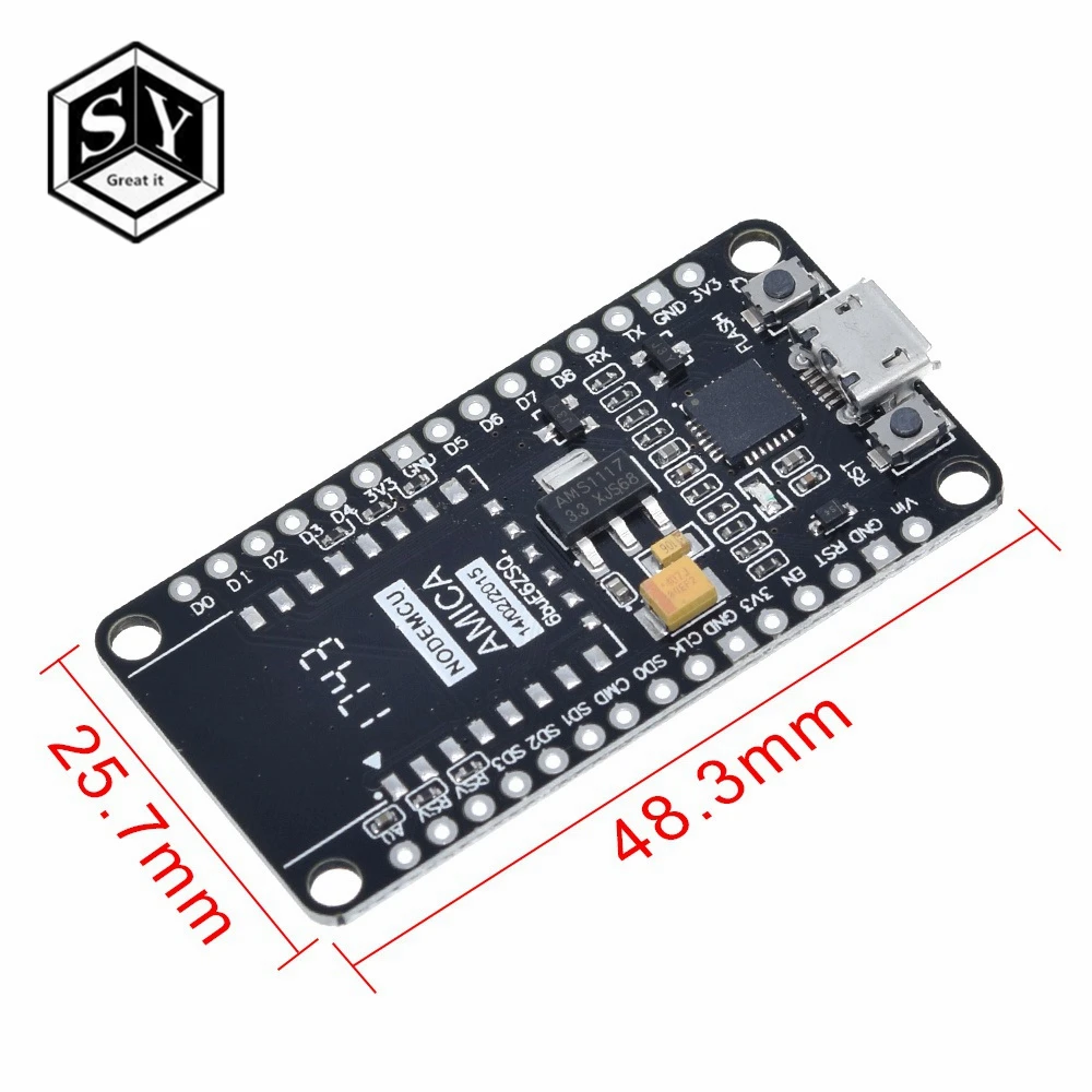 ESP8266 ESP 12F 12 wifi CP2102 NodeMCU совместимая макетная плата для Arduino Интернет вещей адаптер
