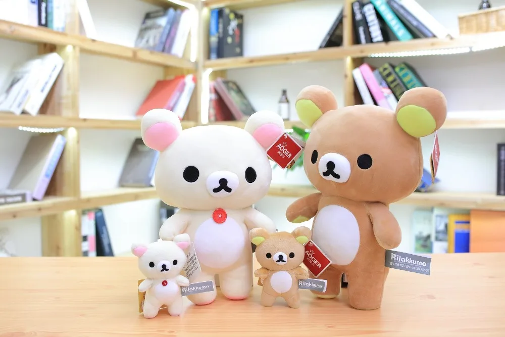 Новинка, Rilakkuma, плюшевые игрушки, Япония, аниме, медведь, набивка, kawaii, кукла животного, прекрасный подарок для детей, рождественский подарок, украшение