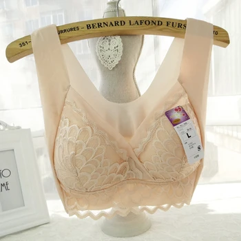 

New High elasticity Wirefree Sexy Lingeries Underwears Women bras plus size 6XL Bra women's Vest Fashion sexy lace brassiere