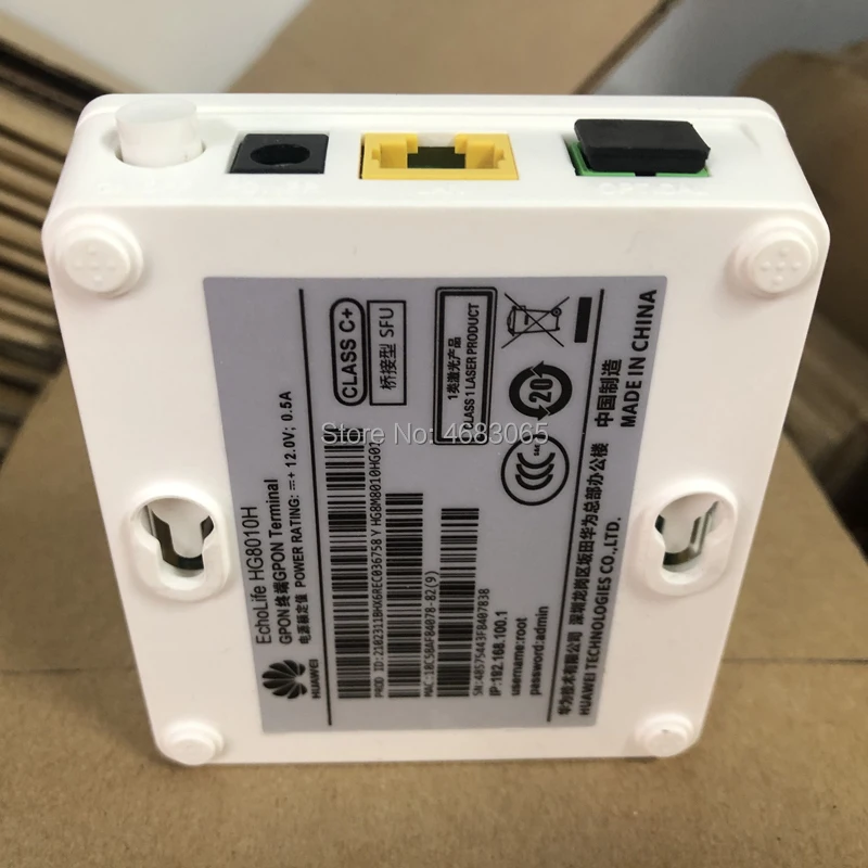 20 шт. huawei HG8010H GPON ONU SCUPC/SCAPC интерфейс 1GE одиночный Lan порт Оптический сетевой терминал, без одной коробки