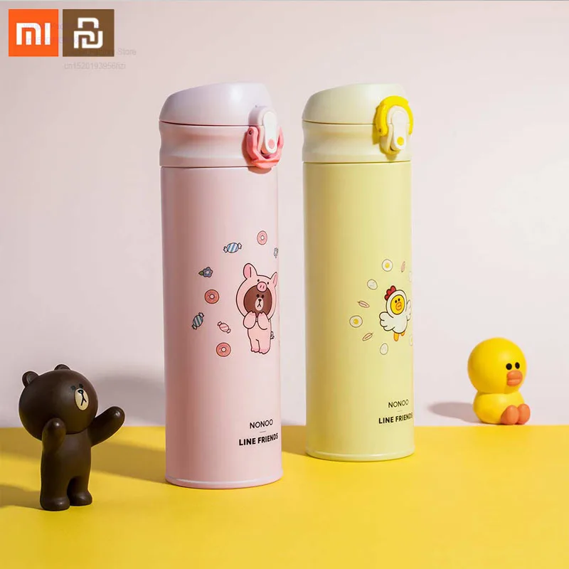 xiaomi youpin vitality bouncing кружка 480 мл Милая забавная кружка безопасный замок Съемная крышка чашки Портативный Умный дом