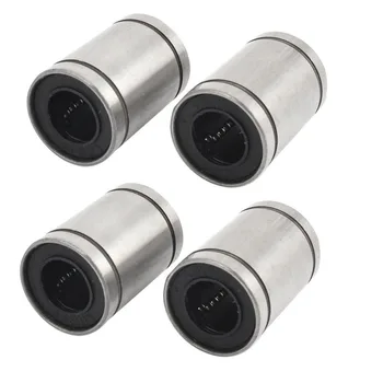 

New 4 pcs LM12UU 12x22x32mm Double Side Rubber Seal Linear Motion Ball Bearing